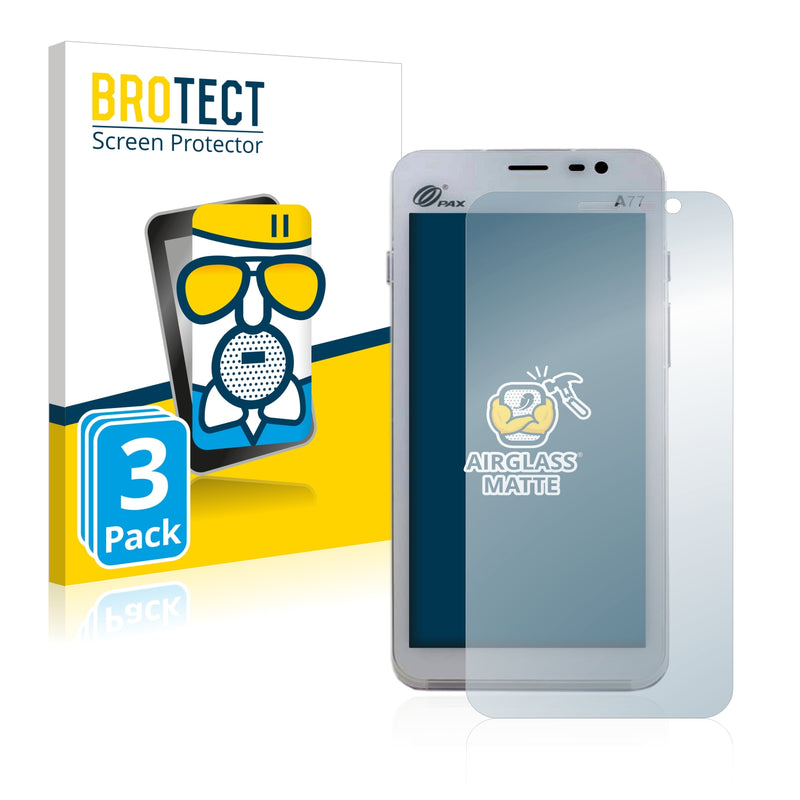 3x BROTECT Matte Screen Protector for Concardis Mobile A77