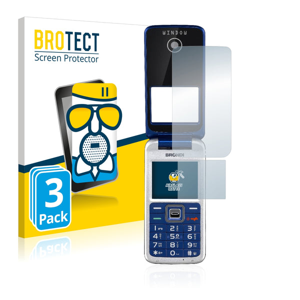 3x BROTECT Matte Screen Protector for Brondi Window