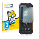 3x BROTECT AirGlass Matte Glass Screen Protector for i.safe IS170.2