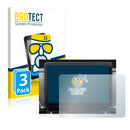 3x BROTECT AirGlass Matte Glass Screen Protector for Fiat Ducato 2021 10 Uconnect Radio
