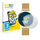3x BROTECT AirGlass Matte Glass Screen Protector for Liebeskind LT-0221-MQ