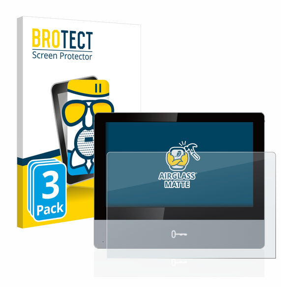 3x Anti-Glare Screen Protector for Hikvision DS-KH8350-WTE1 Indoor Station