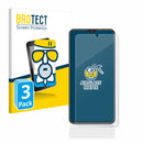 3x Anti-Glare Screen Protector for Beafon M6s plus premium