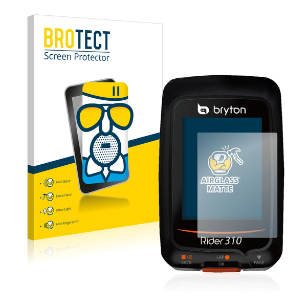 BROTECT AirGlass Matte Glass Screen Protector for Bryton Rider 310