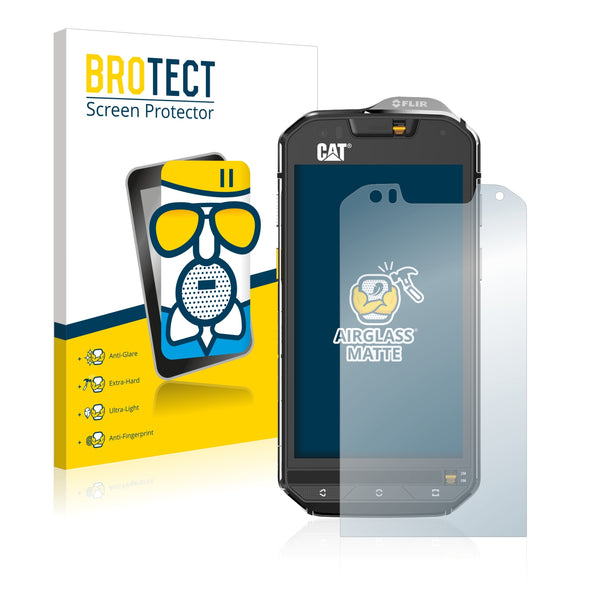 BROTECT AirGlass Matte Glass Screen Protector for Caterpillar Cat S60