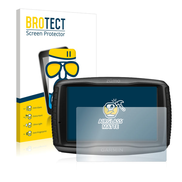 BROTECT AirGlass Matte Glass Screen Protector for Garmin zumo 595LM