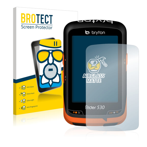 BROTECT AirGlass Matte Glass Screen Protector for Bryton Rider 530