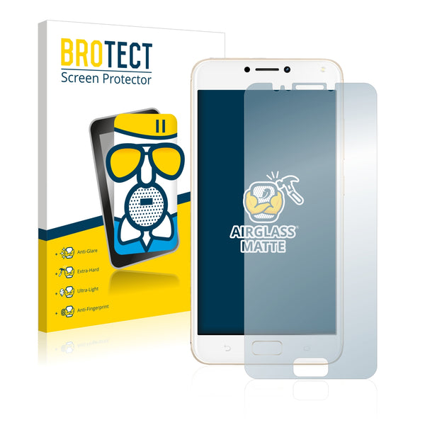 BROTECT AirGlass Matte Glass Screen Protector for Asus ZenFone 4 Max ZC520KL