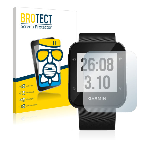 BROTECT AirGlass Matte Glass Screen Protector for Garmin Forerunner 30