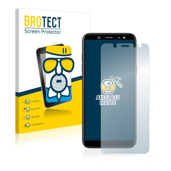 BROTECT AirGlass Matte Glass Screen Protector for Samsung Galaxy A6 2018