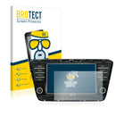 BROTECT AirGlass Matte Glass Screen Protector for Skoda Infotainmentsystem Columbus Superb 2017