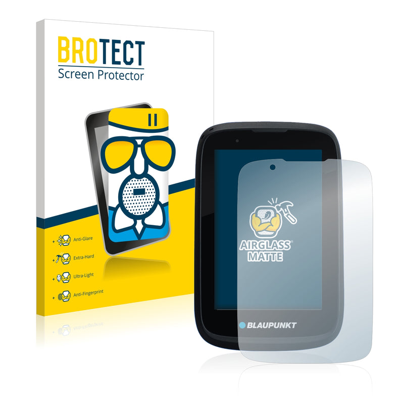 BROTECT AirGlass Matte Glass Screen Protector for Blaupunkt BikePilot 2 Plus