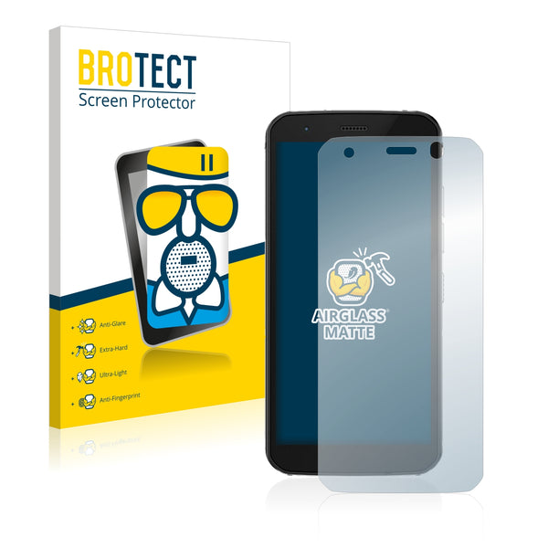 BROTECT AirGlass Matte Glass Screen Protector for Caterpillar Cat S52