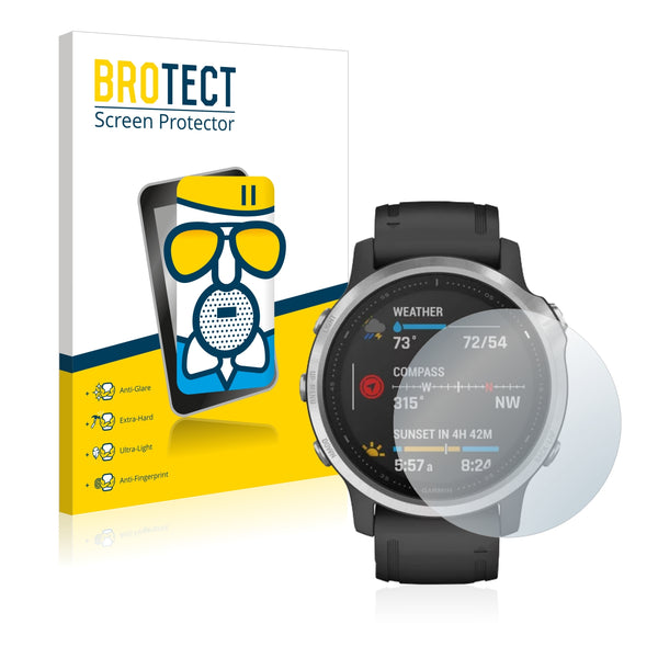 BROTECT AirGlass Matte Glass Screen Protector for Garmin Fenix 6S