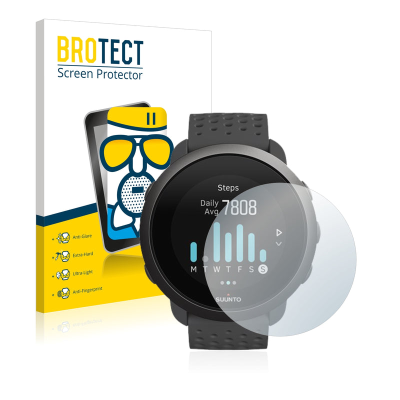 BROTECT AirGlass Matte Glass Screen Protector for Suunto 3