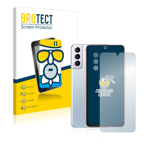 BROTECT Matte Screen Protector for Samsung Galaxy S21 5G (Front + cam)