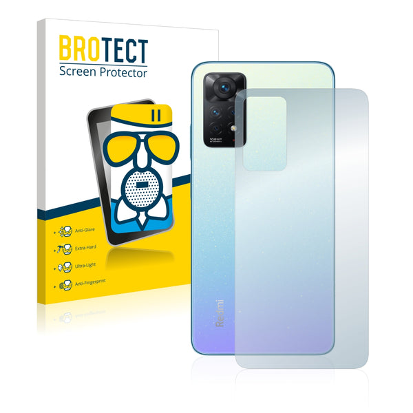 BROTECT AirGlass Matte Glass Screen Protector for Xiaomi Redmi Note 11 Pro (Back)