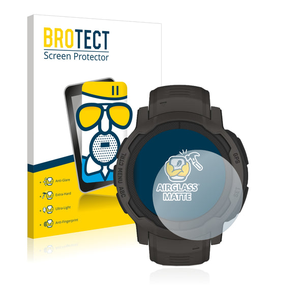 BROTECT AirGlass Matte Glass Screen Protector for Garmin Instinct 2
