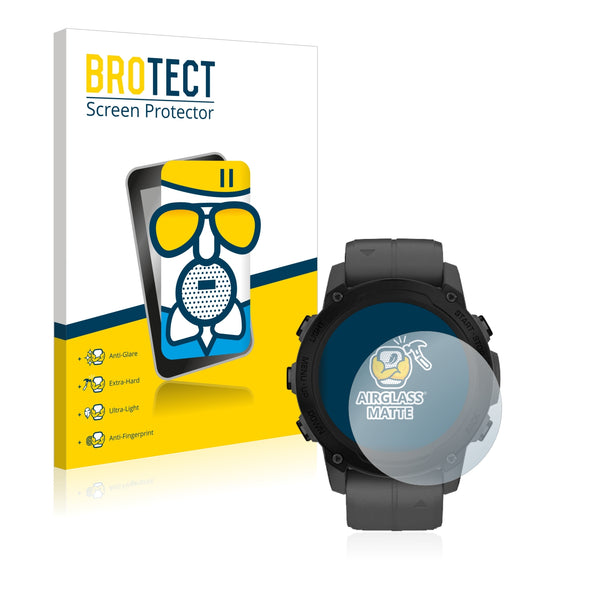 BROTECT AirGlass Matte Glass Screen Protector for Garmin Descent G1