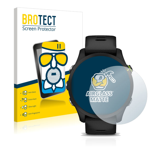 BROTECT AirGlass Matte Glass Screen Protector for Garmin Forerunner 255