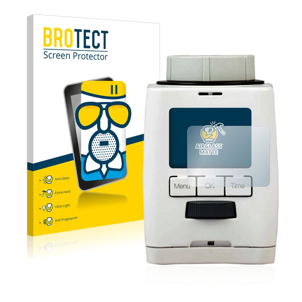 BROTECT AirGlass Matte Glass Screen Protector for SilverCrest Programmierbares Heizkˆrperthermostat