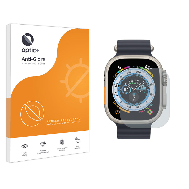 Optic+ Anti-Glare Screen Protector for Apple Watch Ultra