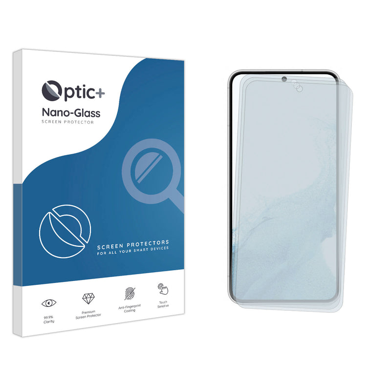 Optic+ Nano Glass Screen Protector for Samsung Galaxy S22 Plus (3pk)