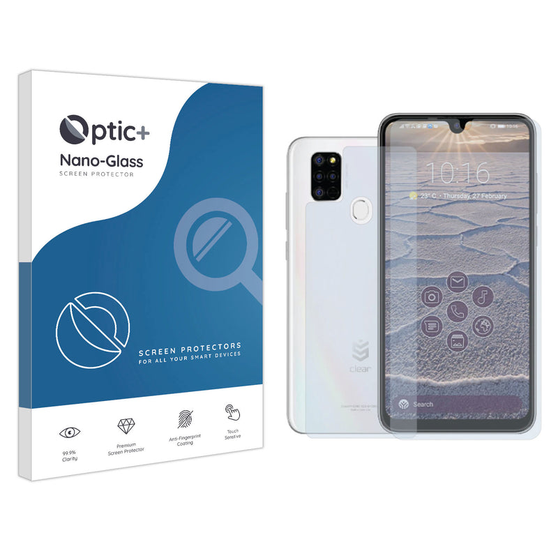 Optic+ Nano Glass Screen Protector for ClearPHONE 620 (Front & Back)
